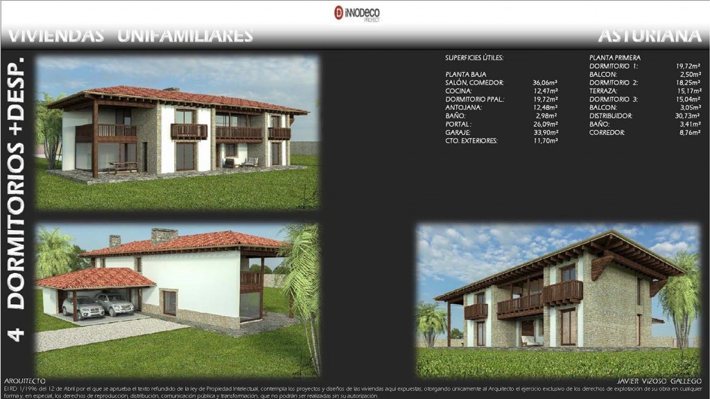 Vivienda Unifamiliar 4 Dormitorios Asturiana