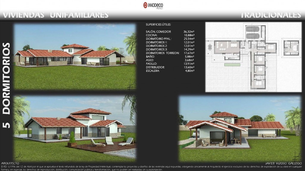 Vivienda Unifamiliar 5 Dormitorios Tradicional