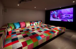 sala de cine en casa